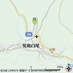 岡山県倉敷市児島白尾周辺の地図