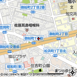 コスモ福山ＳＳ周辺の地図