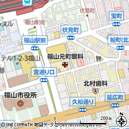 ＭｅｎｉｃｏｎＭｉｒｕ　福山店周辺の地図