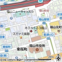 ザ・ステーションタワー福山周辺の地図