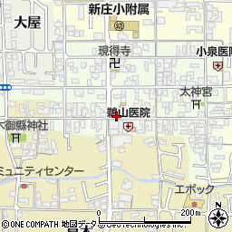 奈良県葛城市新庄72周辺の地図