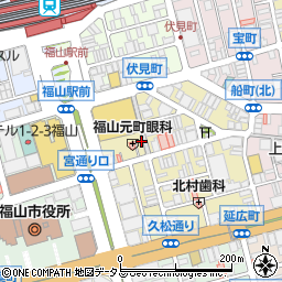 広島県福山市元町8-2周辺の地図