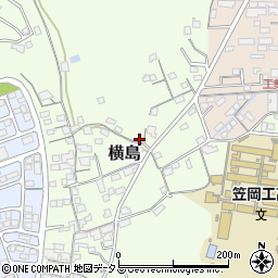 岡山県笠岡市横島718周辺の地図