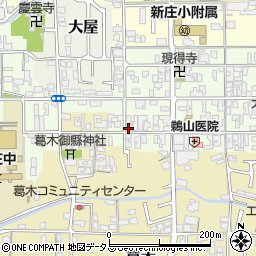 奈良県葛城市新庄82周辺の地図