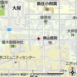 奈良県葛城市新庄77周辺の地図