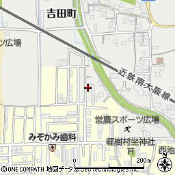 奈良県橿原市吉田町103周辺の地図