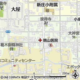 奈良県葛城市新庄74周辺の地図