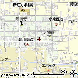 奈良県葛城市新庄64周辺の地図