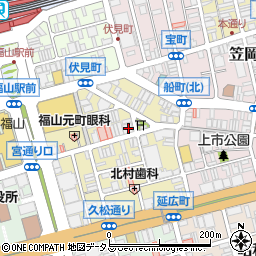 広島県福山市元町13-13周辺の地図