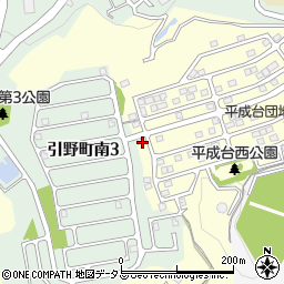 広島県福山市平成台38周辺の地図