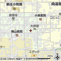 奈良県葛城市新庄59周辺の地図