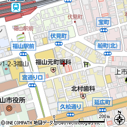 広島県福山市元町13-25周辺の地図