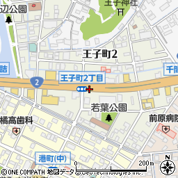 広島県福山市王子町周辺の地図