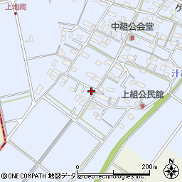 三重県伊勢市上地町1647-8周辺の地図