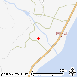 兵庫県淡路市釜口125周辺の地図