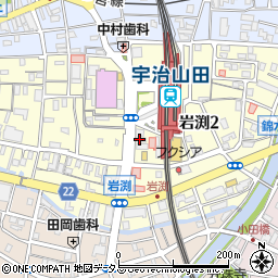 ｅｉｓｕ小中部宇治山田駅前校周辺の地図