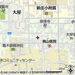 奈良県葛城市新庄88周辺の地図