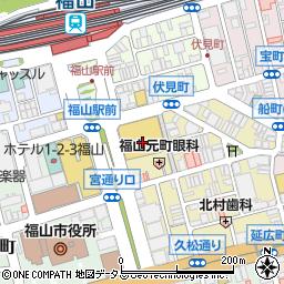 好日山荘＆ＴＥＮＭＡＹＡ福山店周辺の地図