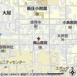 奈良県葛城市新庄94周辺の地図
