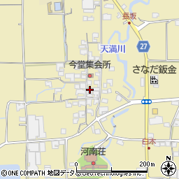 大阪府南河内郡河南町白木1154周辺の地図