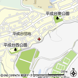 広島県福山市平成台19周辺の地図
