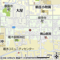奈良県葛城市新庄85周辺の地図