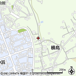 岡山県笠岡市横島681周辺の地図
