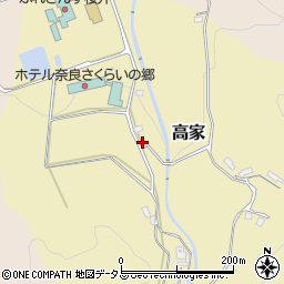 奈良県桜井市高家223周辺の地図