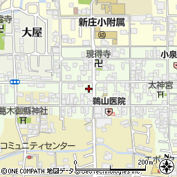 奈良県葛城市新庄90周辺の地図