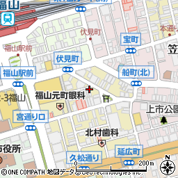 ビッグエコー BIG ECHO 福山駅前店周辺の地図
