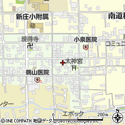 奈良県葛城市新庄107周辺の地図