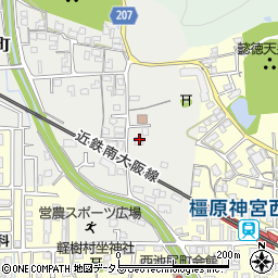 奈良県橿原市吉田町275周辺の地図