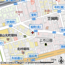 広島県福山市元町15-17周辺の地図