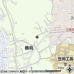 岡山県笠岡市横島773周辺の地図