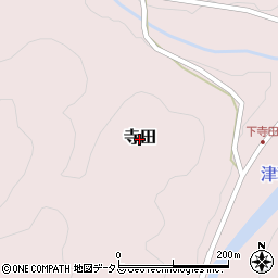 島根県津和野町（鹿足郡）寺田周辺の地図