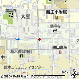 奈良県葛城市新庄86周辺の地図