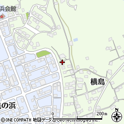 岡山県笠岡市横島676周辺の地図