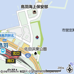 佐田浜第１駐車場周辺の地図