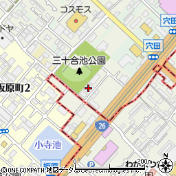 ロッコー南大阪周辺の地図