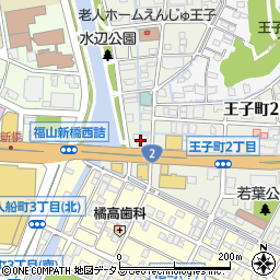 愛媛銀行福山支店周辺の地図