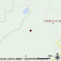 広島県三原市久井町山中野1398周辺の地図