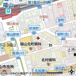 広島県福山市元町12周辺の地図