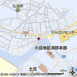 香川県小豆郡土庄町淵崎甲1296周辺の地図