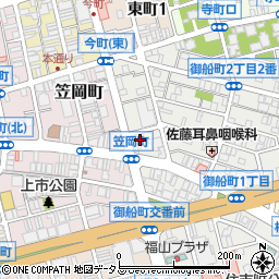 福山製粉株式会社周辺の地図