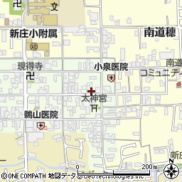 奈良県葛城市新庄136周辺の地図