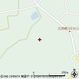 広島県三原市久井町山中野1399周辺の地図