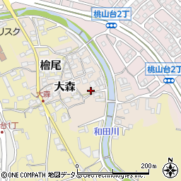〒590-0145 大阪府堺市南区大森の地図
