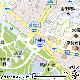 三重県伊勢市本町14-3周辺の地図