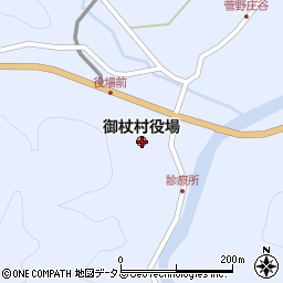 奈良県宇陀郡御杖村周辺の地図