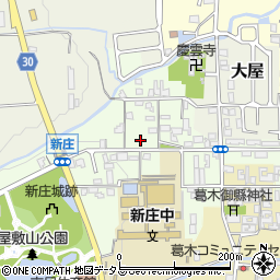 奈良県葛城市新庄493周辺の地図